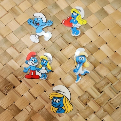 Aplique Smurfs Acrilico Sublimado - (Unitário) - comprar online