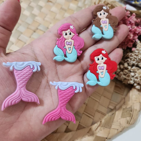 Par Aplique Emborrachado Sereia - comprar online