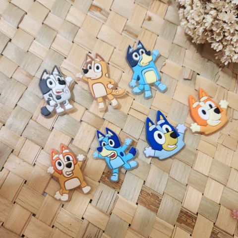 Par Aplique Emborrachado Bluey - comprar online