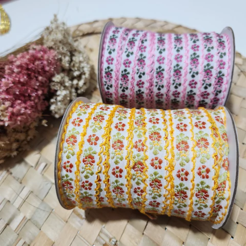 Fita Flor com Babadinho 10mm (1 metro) - comprar online
