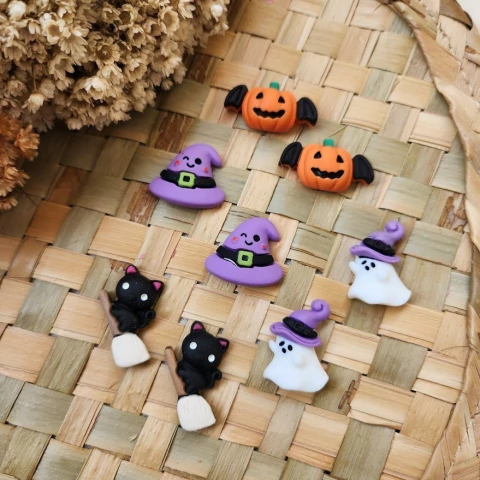 Par Aplique Halloween Resina - comprar online