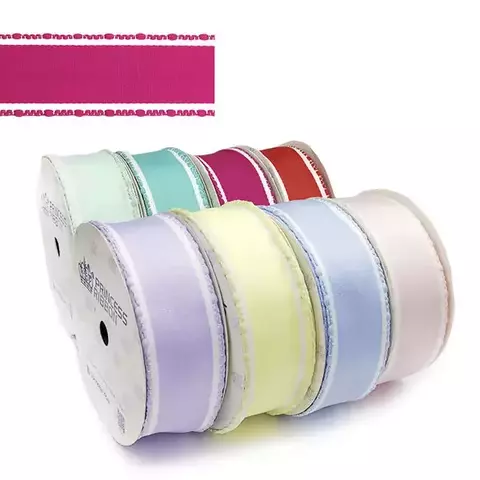 Fita Princess Duo Cor com Borda Branca 38mm - comprar online