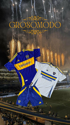 MEGA COMBO 3 X 1 BOSTERO ( Camiseta TITULAR + Camiseta Suplente + Short de Regalo)