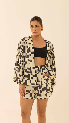 KIMONO LIA PEROLA E PRETO na internet