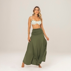 Saia Longa Drape Militar - comprar online