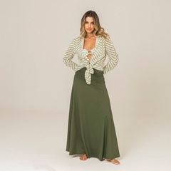 Saia Longa Drape Militar na internet