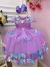 Vestido Lilás Jardim Das Borboletas/Encantado festa
