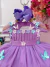 Vestido Lilás Jardim Das Borboletas/Encantado festa - comprar online