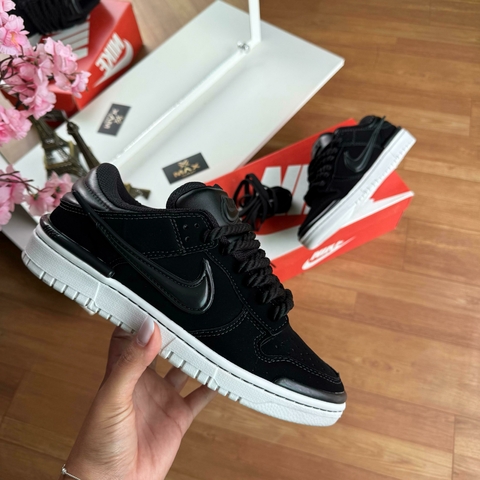 Nike Dunk twist preto nobuk - comprar online