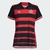 Camisa Flamengo Home 24/25 Torcedor Adidas Feminina - Vermelho e preto