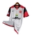 Camisa Flamengo II Retrô 08/09 Torcedor Masculina - Branca com detalhes em vermelho patrocinio Lubrax