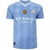 Camisa Manchester City I 23/24 - Torcedor Puma Masculina - Azul Com Patch Campeão Mundial de Clubes 2023