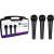 Kit Microfone Harmonics MDU201 com 3 Dinâmicos Cardioide para Voz e Palco na internet