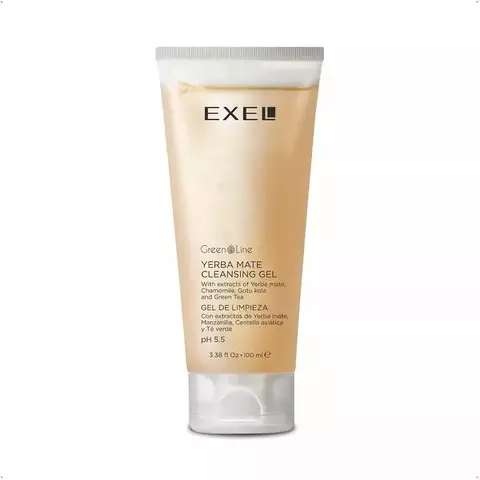 Exel Gel De Limpieza Yerba Mate Green Line Vegano X 100 Ml
