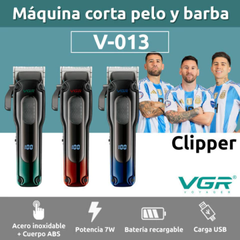 Máquina de Cortar Pelo Profesional VGR V-013 Recargable