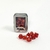 KIT DE DADOS PREMIUM DE RPG (7 dados) - VERMELHO PEROLIZADO - C/ Caixinha Metálica - comprar online