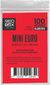 Sleeve Redbox Cristal MINI EURO - 44mm X 68mm - 110 unidades