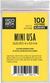 Sleeve Redbox Cristal MINI USA - 41mm X 63mm - 110 unidades