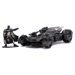Batmobile 2017 Com Boneco - Liga da Justiça - Batmóvel - Batman - Jada - 1/32