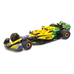 Formula 1 McLaren Ayrton Senna Tribute MCL38 2024 Lando Norris #4 - GP Monaco F1 2024 - Bburago - 1/43
