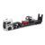 Caminhão Scania 770 S Prancha com Carregadeira Bobcat - Mini Work Machines Big Hauler - Maisto - 1/87