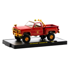 CHASE - Chevrolet Scottsdale 4x4 1976 - Bombeiro - Hobby Special 23 - M2 Machines 1/64