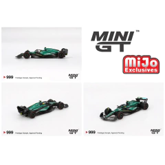 PRÉ-VENDA - F1 Aston Martin AMR24 Fernando Alonso #14 Formula 1 Bahrain GP - Mijo Exclusives - Mini GT - 1/64