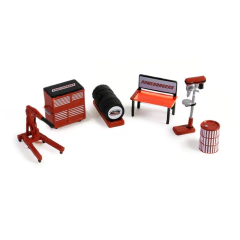 Kit Peças Diorama Ramchargers - Shop Tool Acessories - Série 6 - Greenlight - 1:64