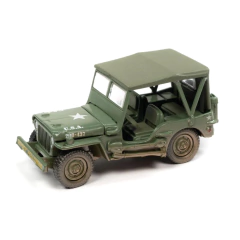 Jeep Willys MB WW2 Militar - Pacific Theater Warriors - Johnny Lightning 1/64