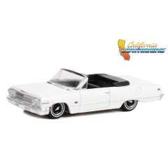 Chevrolet Impala SS Conversível 1963 - Lowrider - California Lowriders Série 2 - Greenlight - 1/64