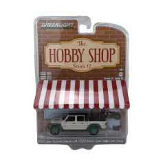 CHASE - Jeep Gladiator 2020 e Moto Indian - The Hobby Shop - Série 12 - Greenlight - 1/64