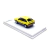 Volkswagen Gol GTI 1993 - Amarelo - Brazilian Street Cars - Série 5 - BR Classics - 1/64 - comprar online