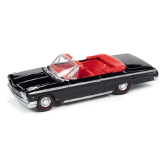 Chevy Impala SS 1962 409 Conversível Preto - Vintage Muscle - Auto World - 1/64