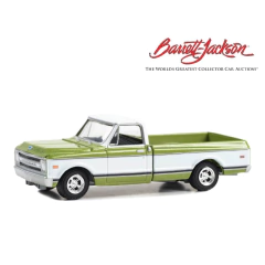 Chevrolet C-10 Custom 1972 - Barrett Jackson - Série 13 - Greenlight - 1/64
