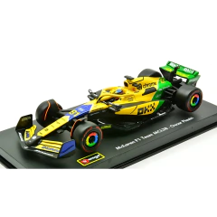Formula 1 McLaren Ayrton Senna Tribute MCL38 2024 C/ Piloto Oscar Piastri #81 - GP Monaco F1 2024 - Bburago - 1/43