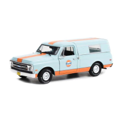 Chevrolet C-10 1968 Gulf Oil - Running On Empty - Greenlight - 1/24