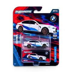 Blister Miniatura BMW M3 G80 BMW Edition Deluxe Majorette em escala 1:64