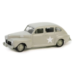Ford Fordor Deluxe 1942 - Army Staff Car - Battalion 64 Série 4 - Greenlight - 1:64