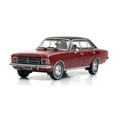 Chevrolet Opala Sedan Comodoro 1978 - Borgonha - Brazilian Street Cars - Série 3 - BR Classics - 1/64