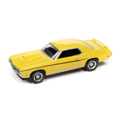 Mercury Cougar Eliminator 1969 - Classic Gold - Release 2 Version B - Johnny Lightning - 1/64