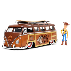 Volkswagen Kombi T1 Bus C/ Boneco Woody - Toy Story - Jada Toys - 1/24