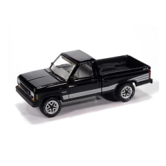 Miniatura Ford Ranger STX 1987 Black Johnny Lightning em escala 1:64