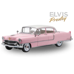 Cadillac Fleetwood Series 60 1955 - Pink - Elvis Presley - Hollywood - Greenlight - 1:18