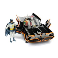 Batmovel Classic TV Series 1966 - C/ Boneco Batman - Batmobile - Jada Toys - 1/24
