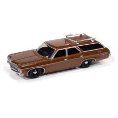 Chevy Kingswood Estate 1970 - Marrom - Muscle Wagons - Auto World - 1:64