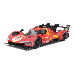 Ferrari 499P - 24h Le Mans 2023 - Racing - Bburago - 1/18