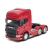 Caminhão Scania R730 V8 6x4 - Trucado - Vermelho - Transporter - Welly - 1/32