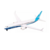 Avião Boeing 737-MAX - Tailwinds - Maisto - comprar online
