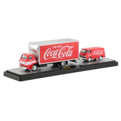 Dodge L600 COE 1969 e Dodge A100 Van 1964 - Coca-Cola - Hauler - M2 Machines 1/64