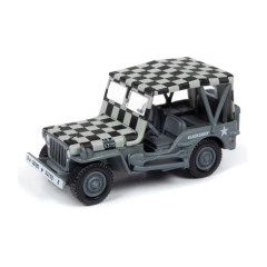 Jeep Willys MB WW2 - Militar - In Color - Johnny Lightning - 1/64